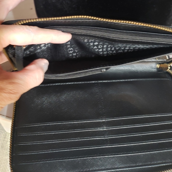 Kate Spade Black Leather Wallet - Picture 5 of 9